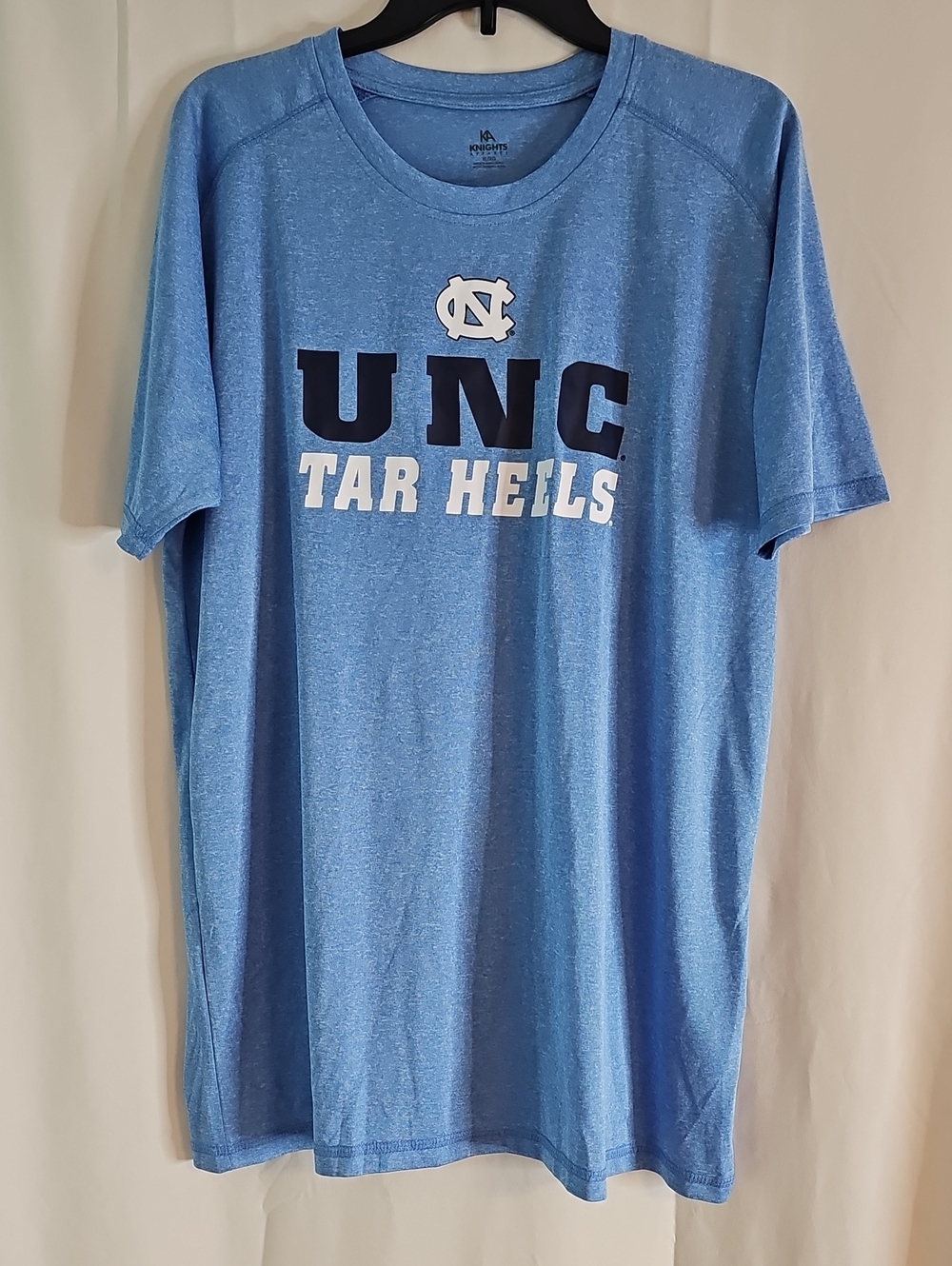 Knights Apparel UNC Tar Heels Short Sleeve Tee in Light Blue